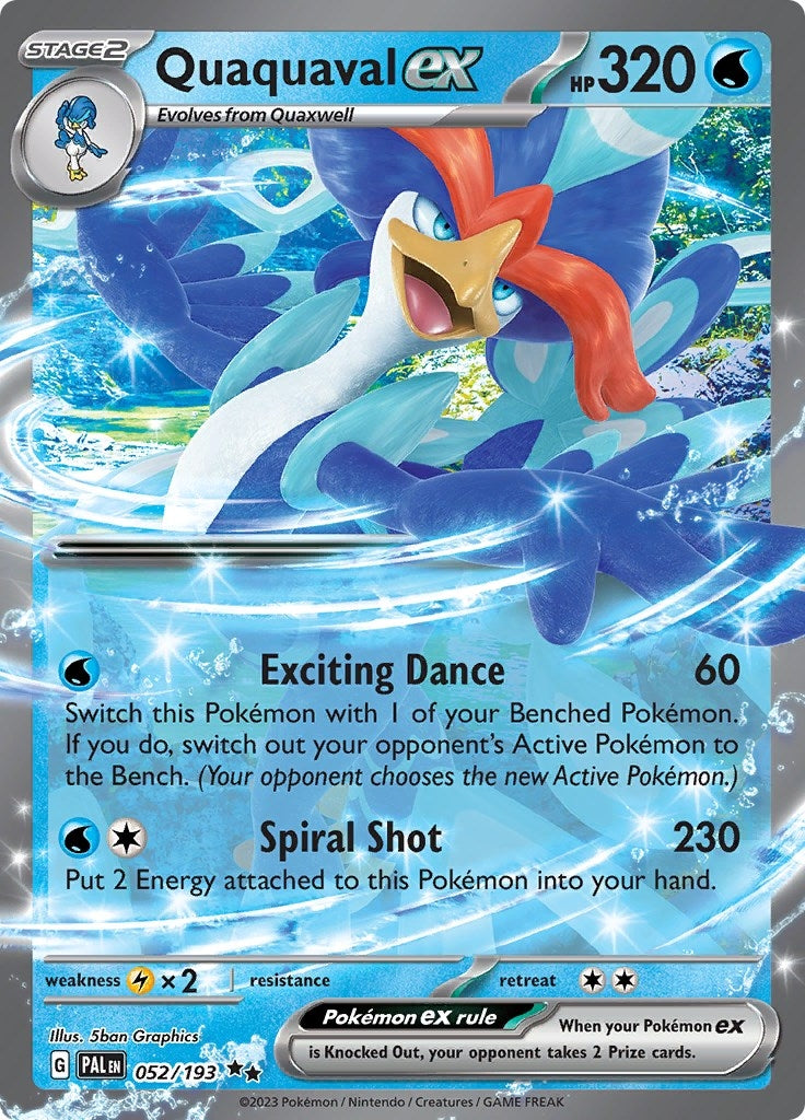 Image for Quaquaval ex (052/193) - Pokemon