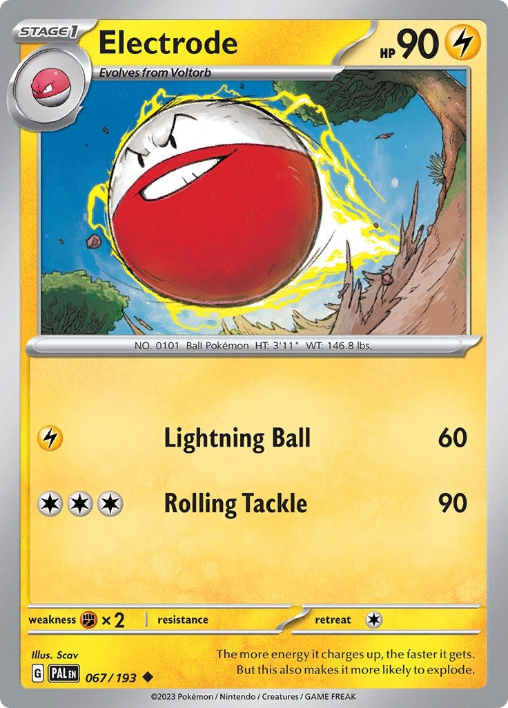 Image for Electrode (067/193) - Pokemon