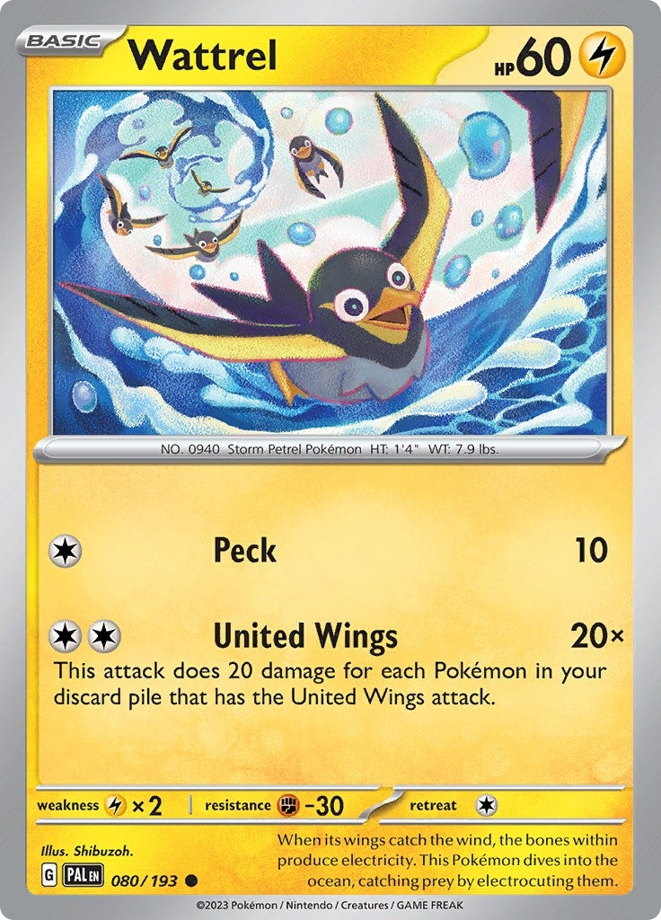 Image for Wattrel (080/193) - Pokemon