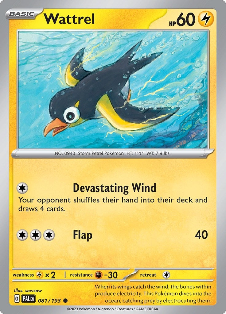 Image for Wattrel (081/193) - Pokemon