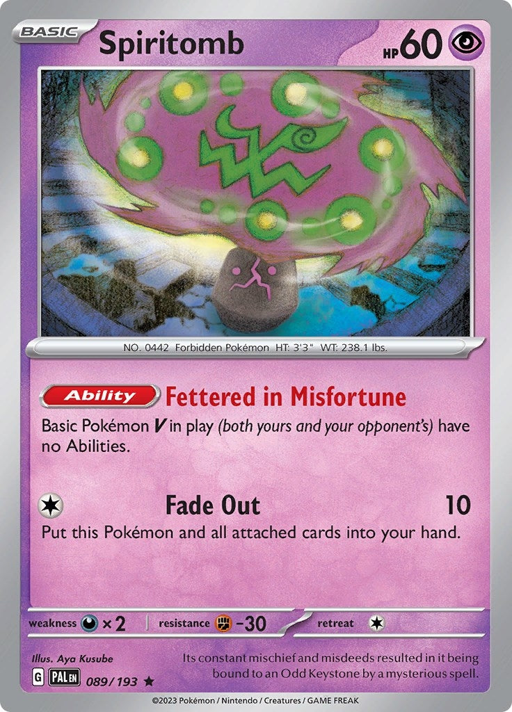 Image for Spiritomb (089/193) - Pokemon