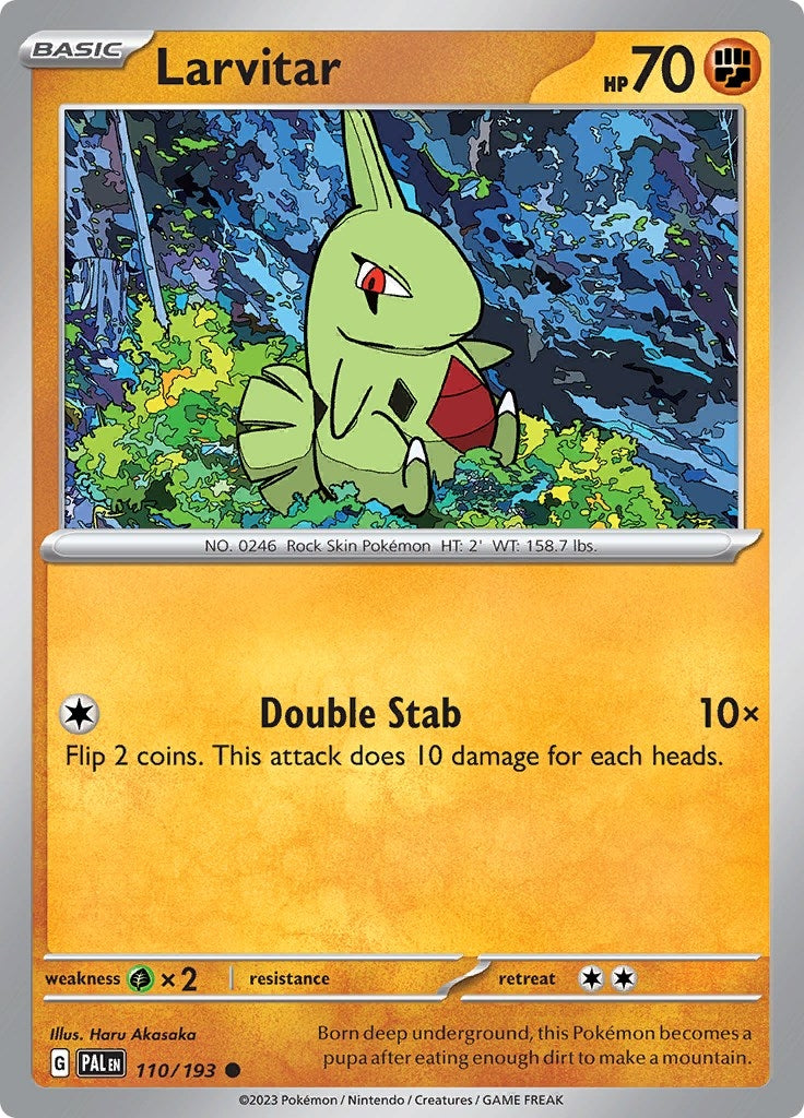 Image for Larvitar (110/193) - Pokemon