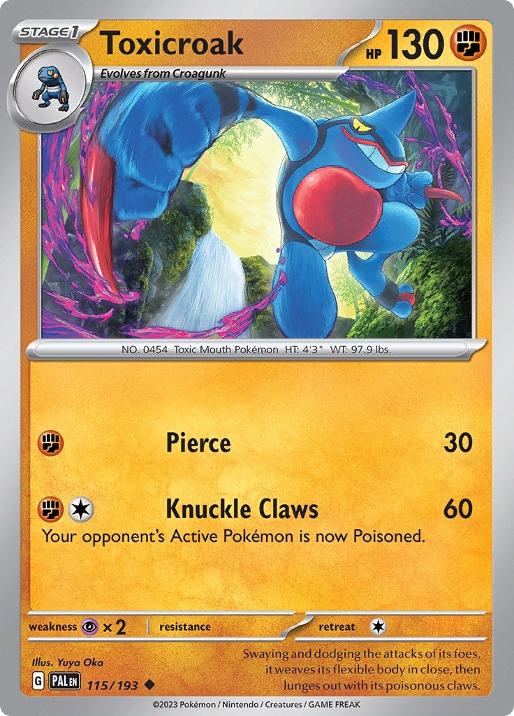 Image for Toxicroak (115/193) - Pokemon