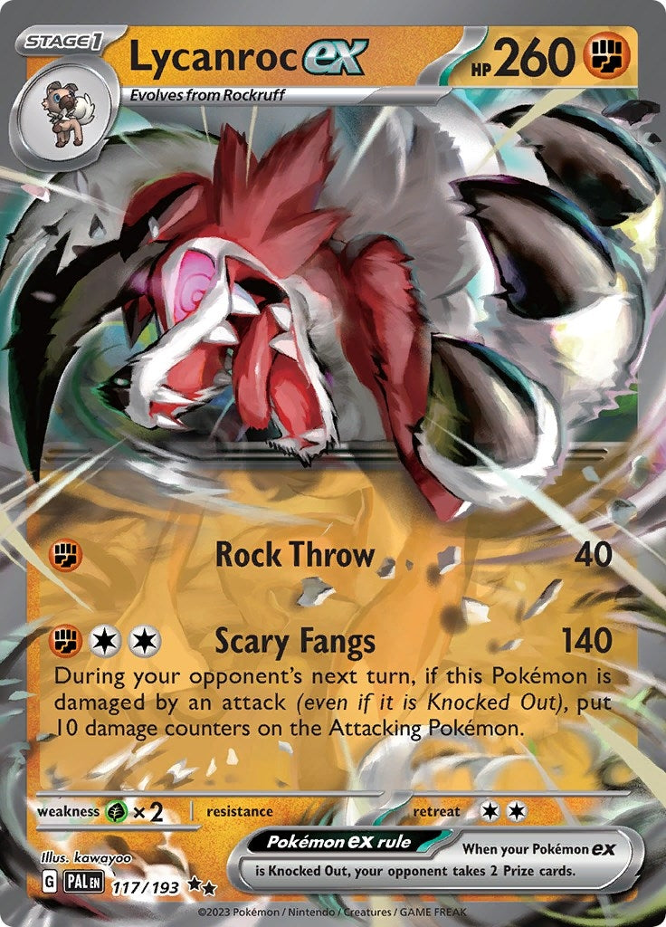 Image for Lycanroc ex (117/193) - Pokemon