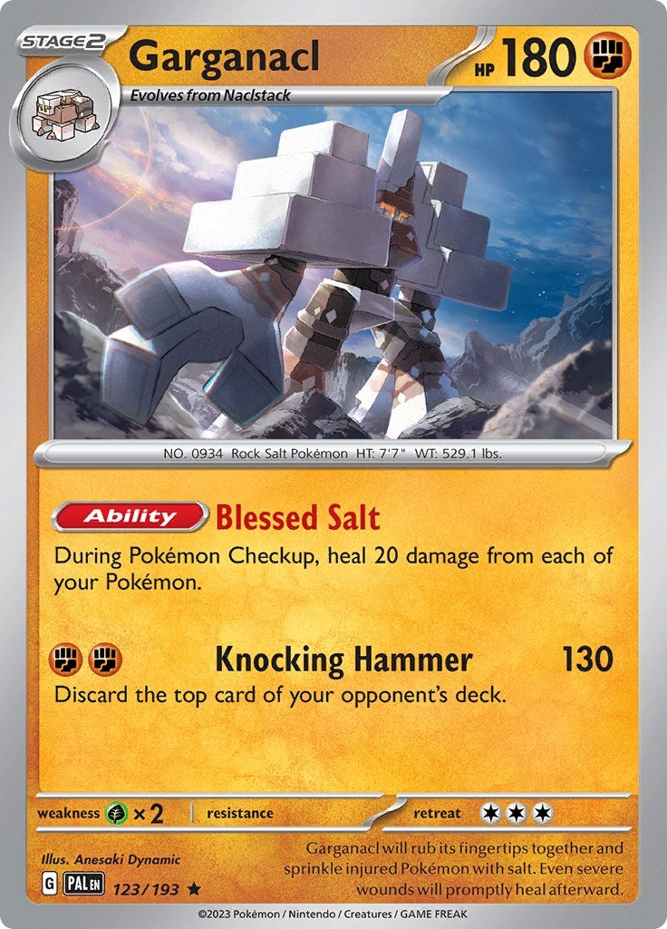 Image for Garganacl (123/193) - Pokemon