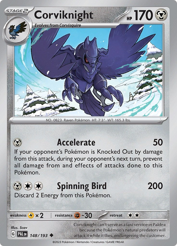 Image for Corviknight (148/193) - Pokemon
