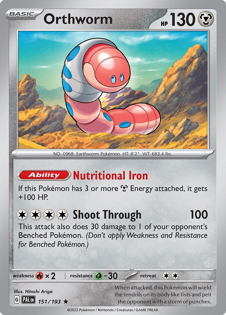 Image for Orthworm (151/193) - Pokemon