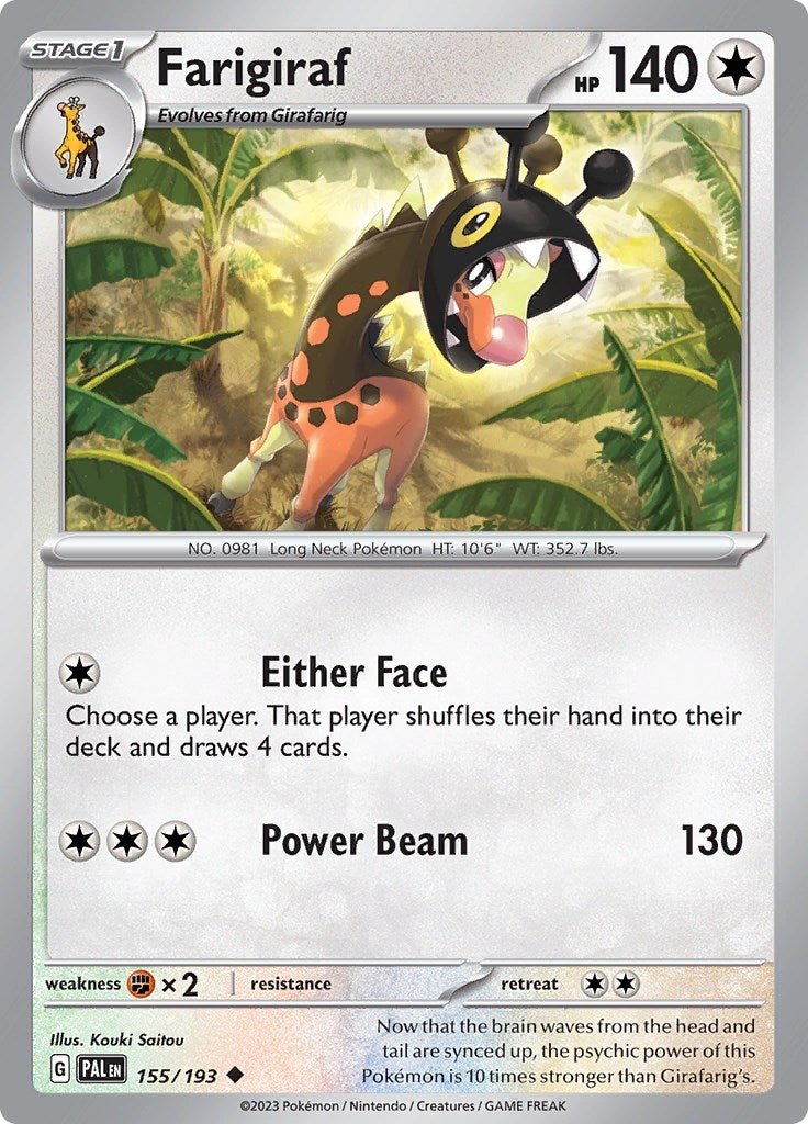 Image for Farigiraf (155/193) - Pokemon