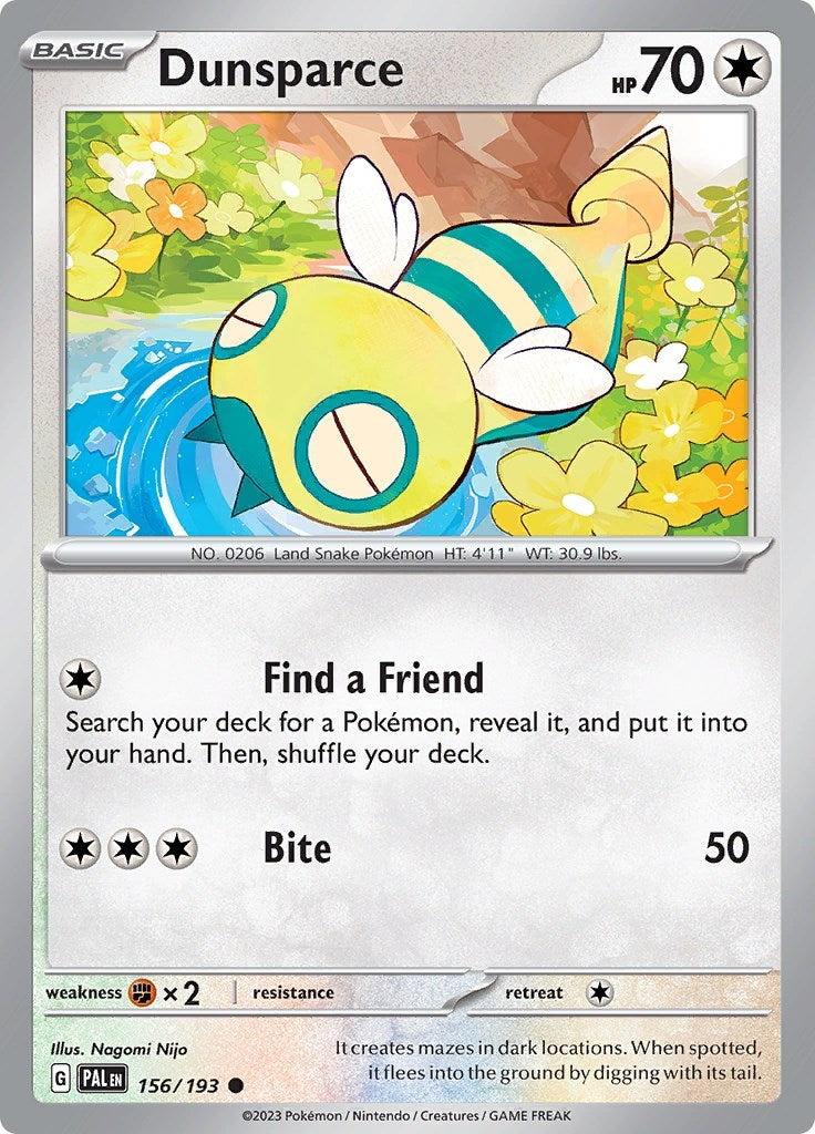 Image for Dunsparce (156/193) - Pokemon