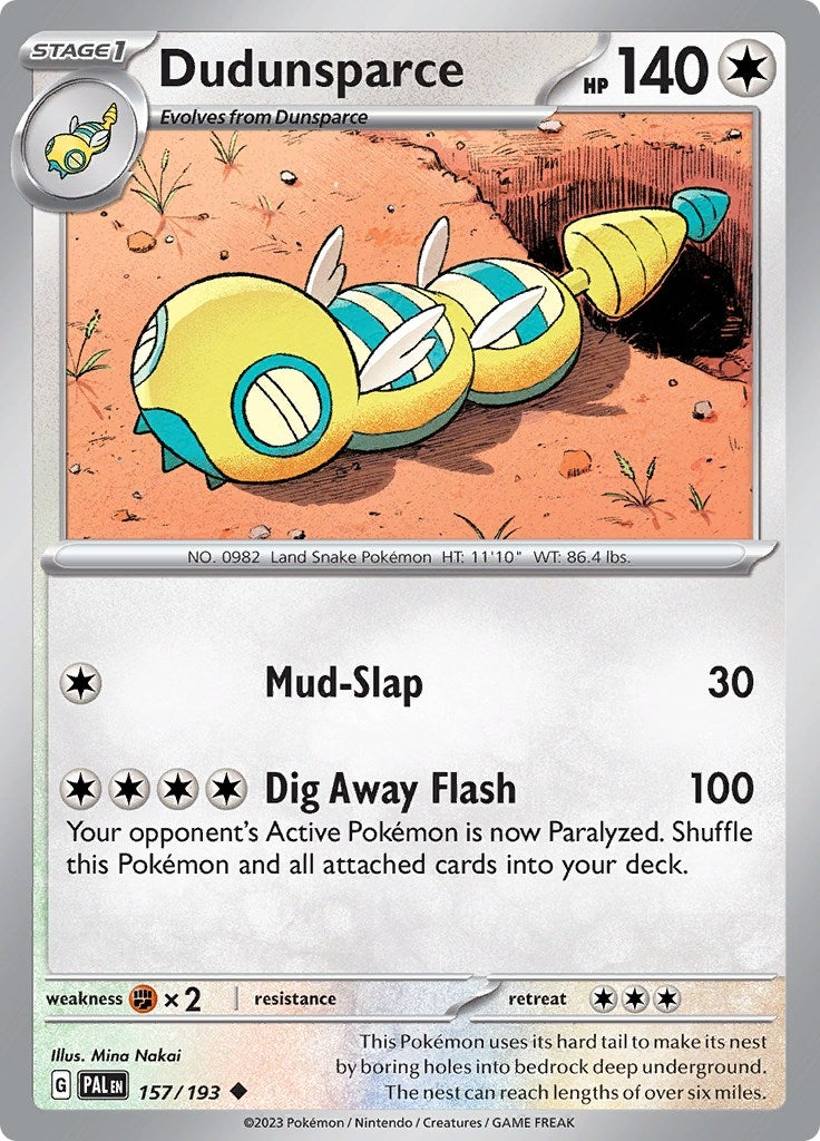 Image for Dudunsparce (157/193) - Pokemon