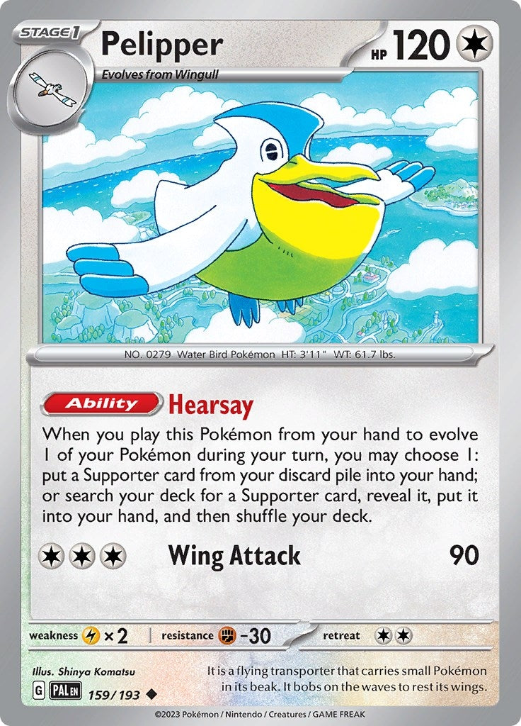 Image for Pelipper (159/193) - Pokemon