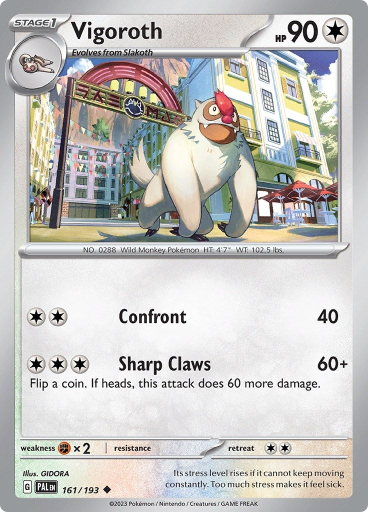 Image for Vigoroth (161/193) - Pokemon