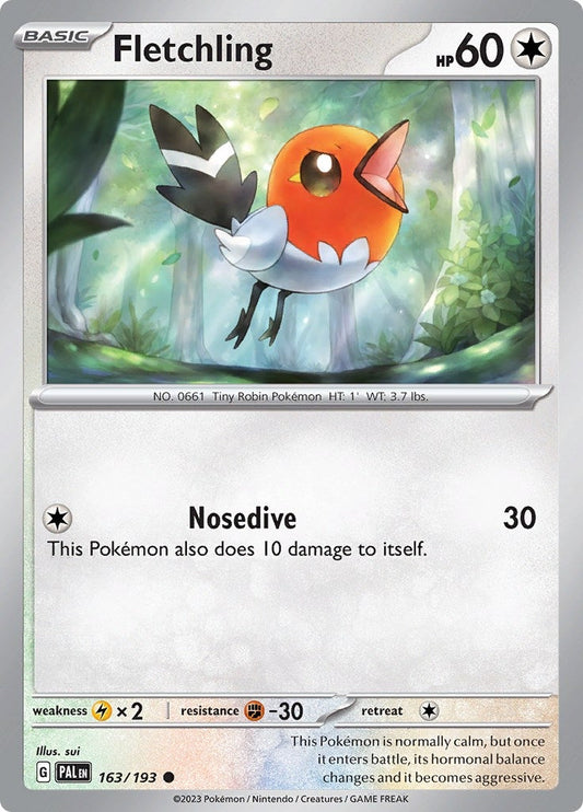 Image for Fletchling (163/193) - Pokemon