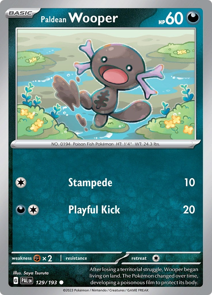 Image for Paldean Wooper (129/193) - Pokemon