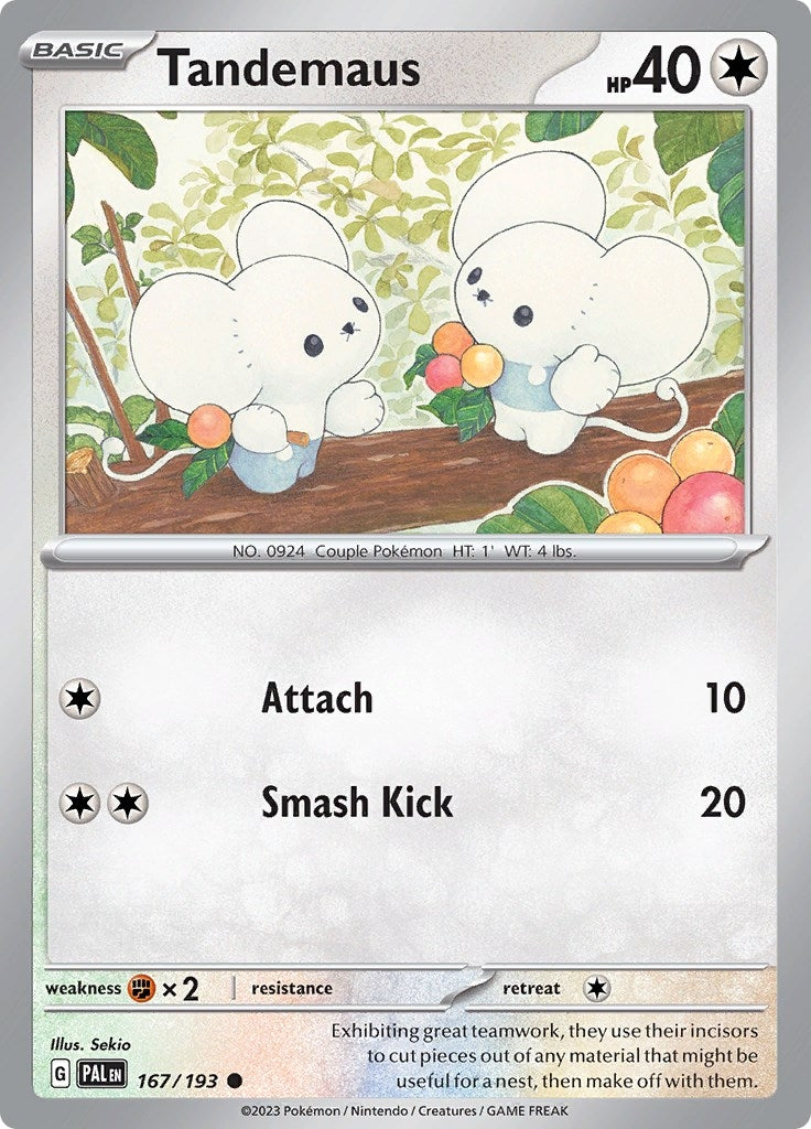 Image for Tandemaus (167/193) - Pokemon