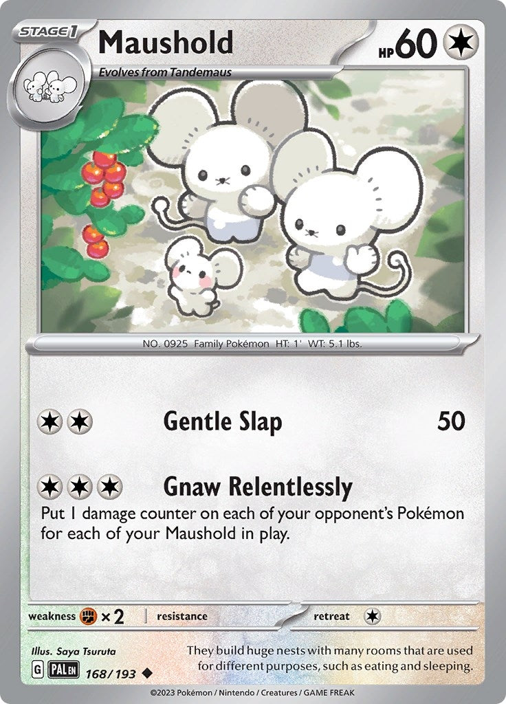 Image for Maushold (168/193) - Pokemon