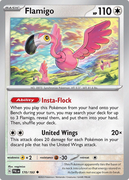 Image for Flamigo (170/193) - Pokemon