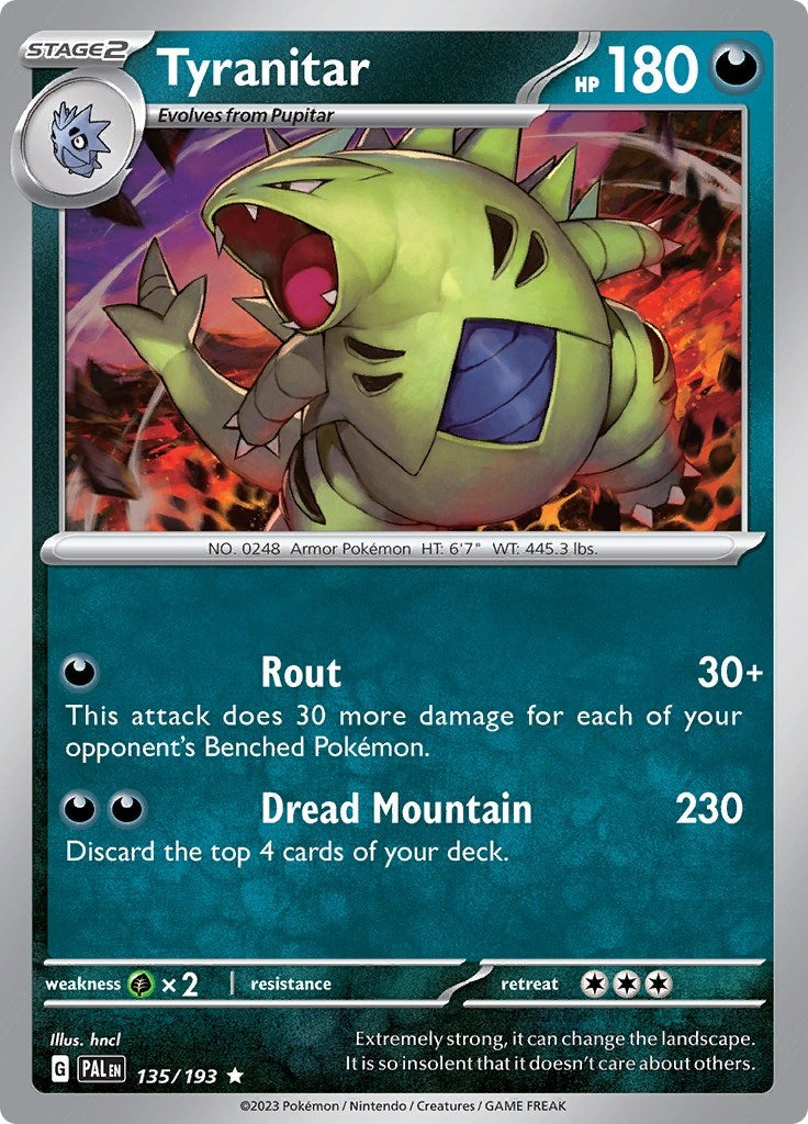 Image for Tyranitar (135/193) - Pokemon