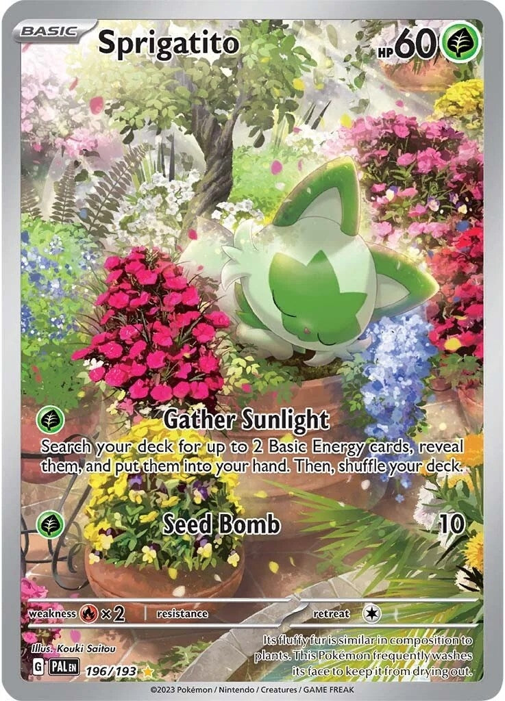 Image for Sprigatito (196/193) - Pokemon