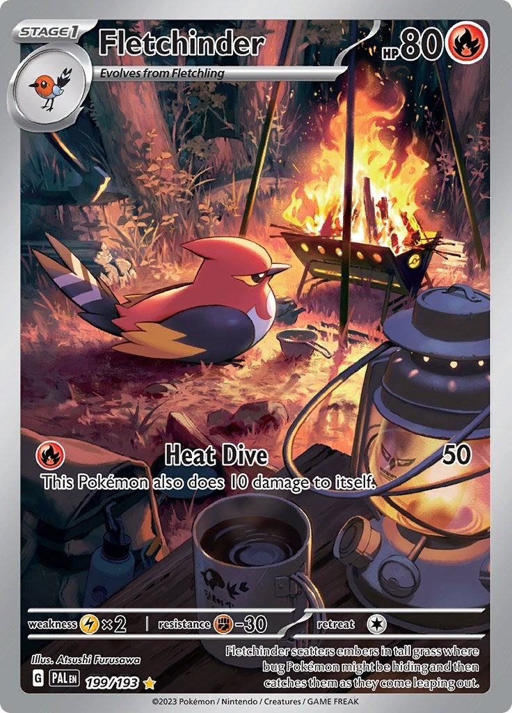 Image for Fletchinder (199/193) - Pokemon