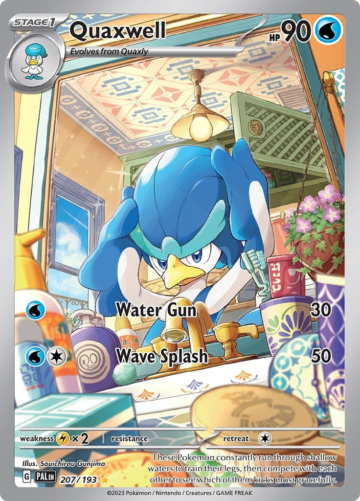 Image for Quaxwell (207/193) - Pokemon