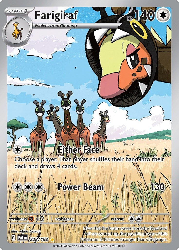 Image for Farigiraf (228/193) - Pokemon