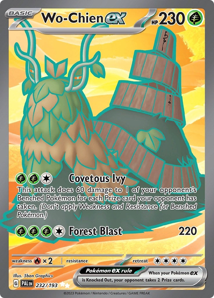 Image for Wo-Chien ex (232/193) - Pokemon
