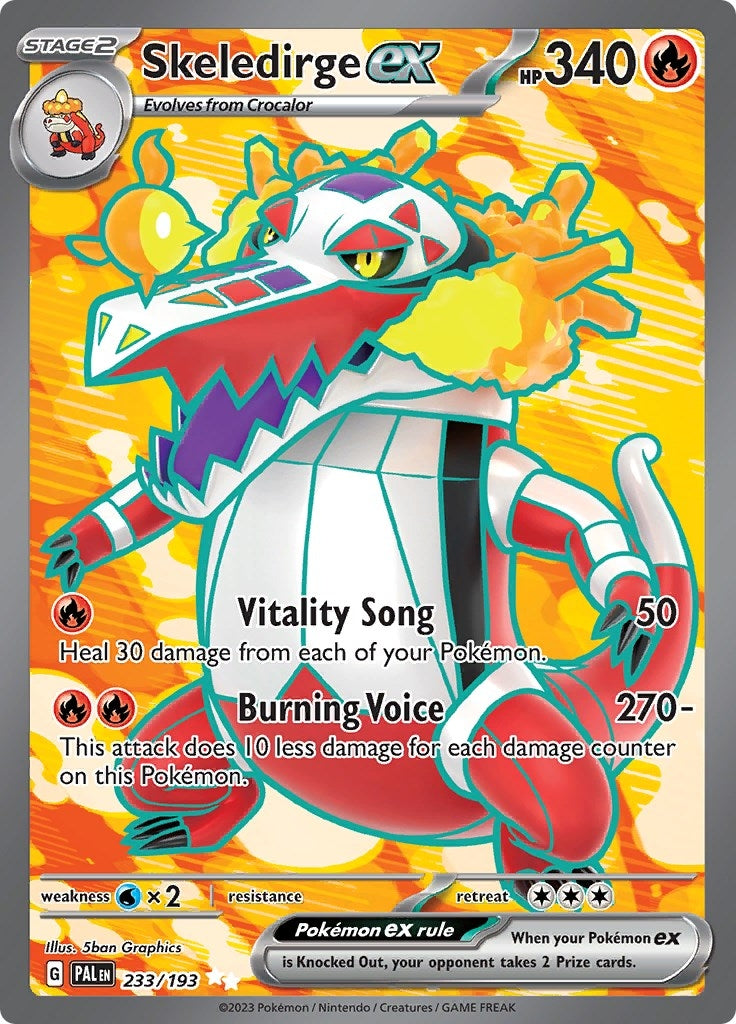 Image for Skeledirge ex (233/193) - Pokemon
