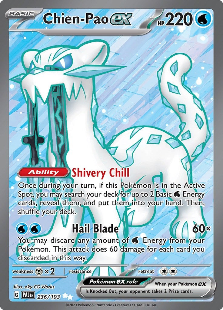 Image for Chien-Pao ex (236/193) - Pokemon