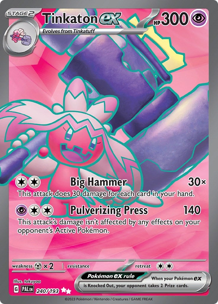 Image for Tinkaton ex (240/193) - Pokemon