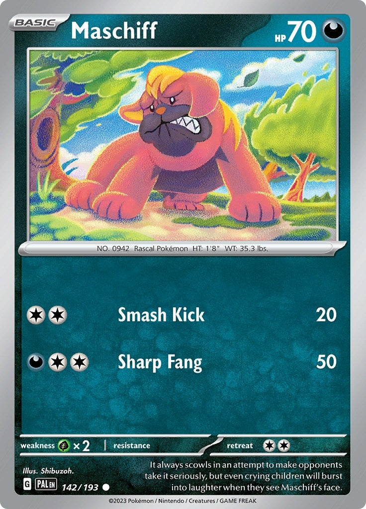 Image for Maschiff (142/193) - Pokemon