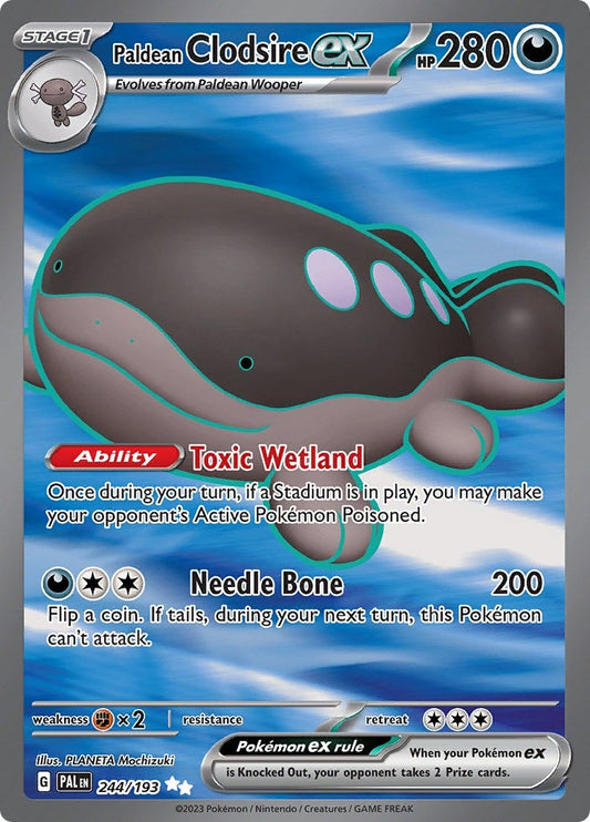 Image for Paldean Clodsire ex (244/193) - Pokemon