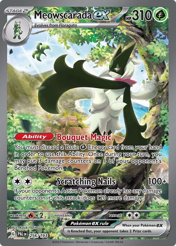 Image for Meowscarada ex (256/193) - Pokemon