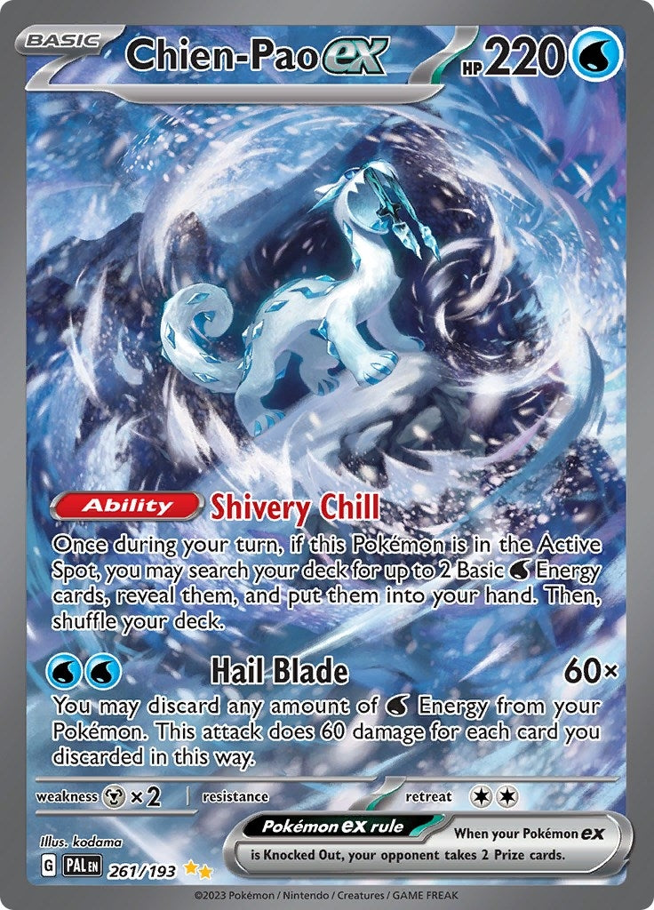 Image for Chien-Pao ex (261/193) - Pokemon