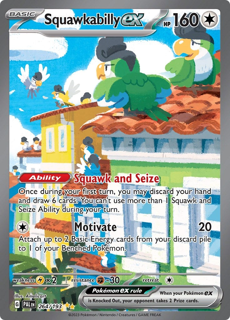 Image for Squawkabilly ex (264/193) - Pokemon