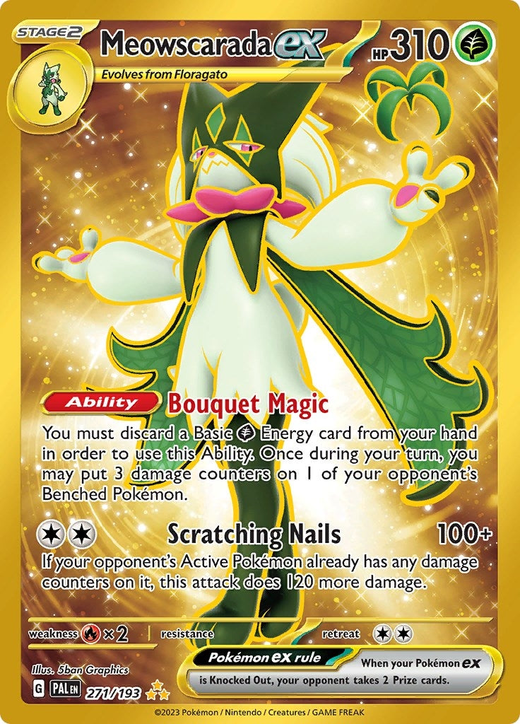 Image for Meowscarada ex (271/193) - Pokemon