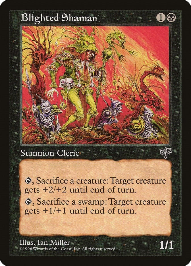 Image for Blighted Shaman - Magic: The Gathering