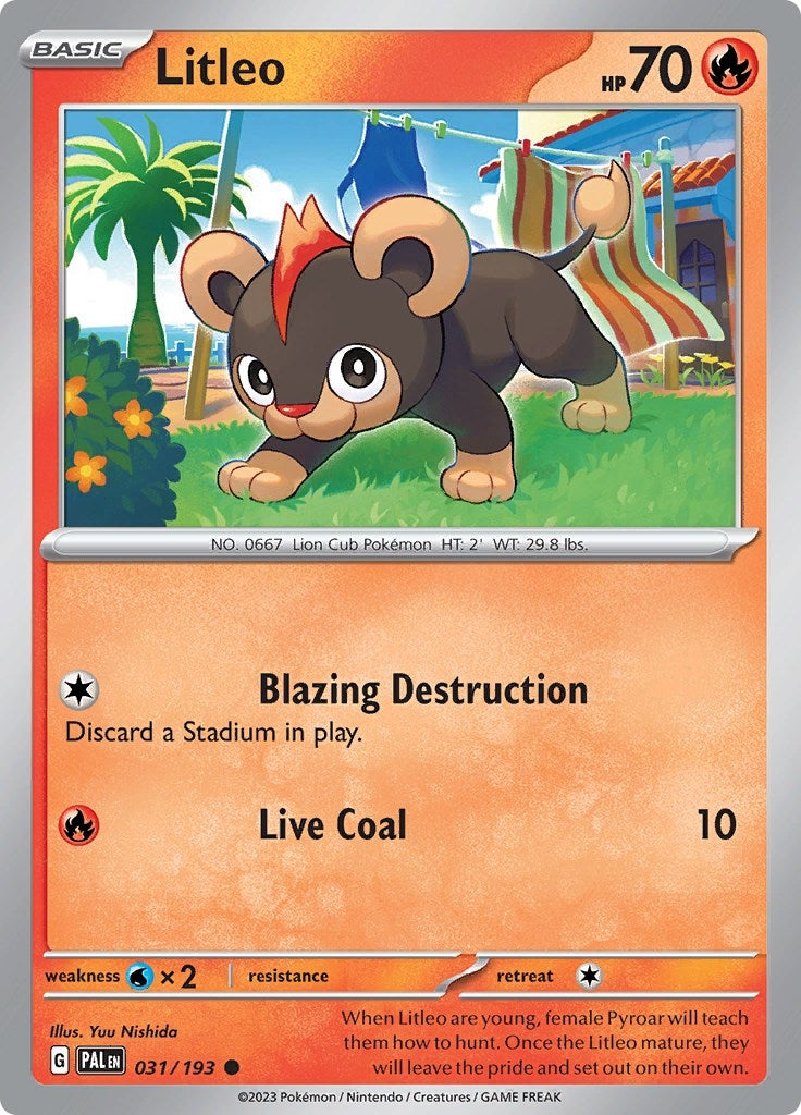 Image for Litleo (031/193) - Pokemon