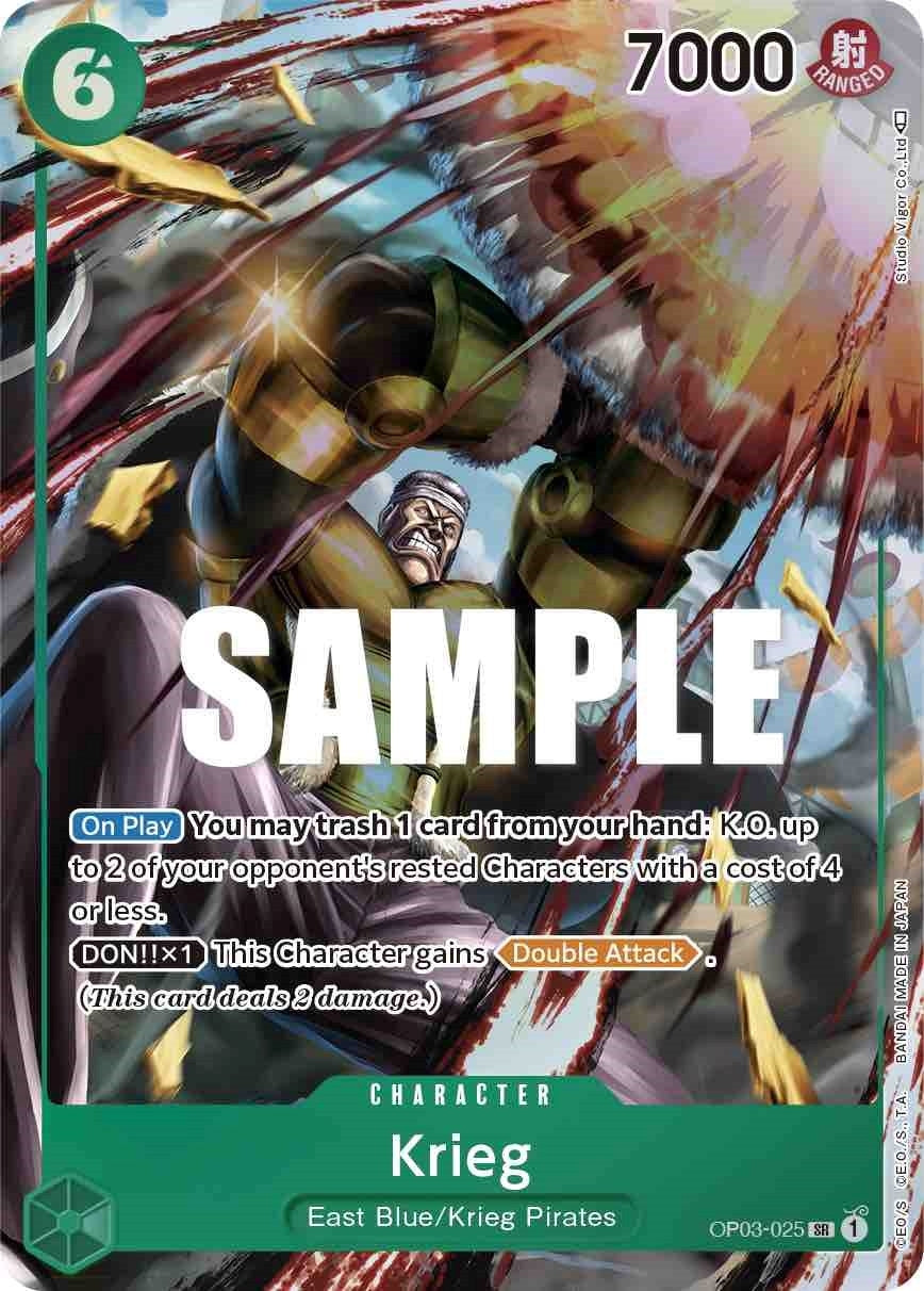 Image for Krieg (Alternate Art) (OP03-025) - One Piece Card Game