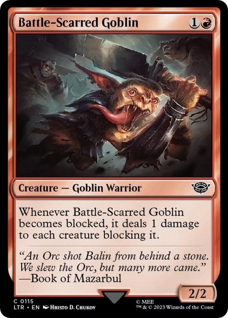 Image for Battle-Scarred Goblin (115) - Magic: The Gathering