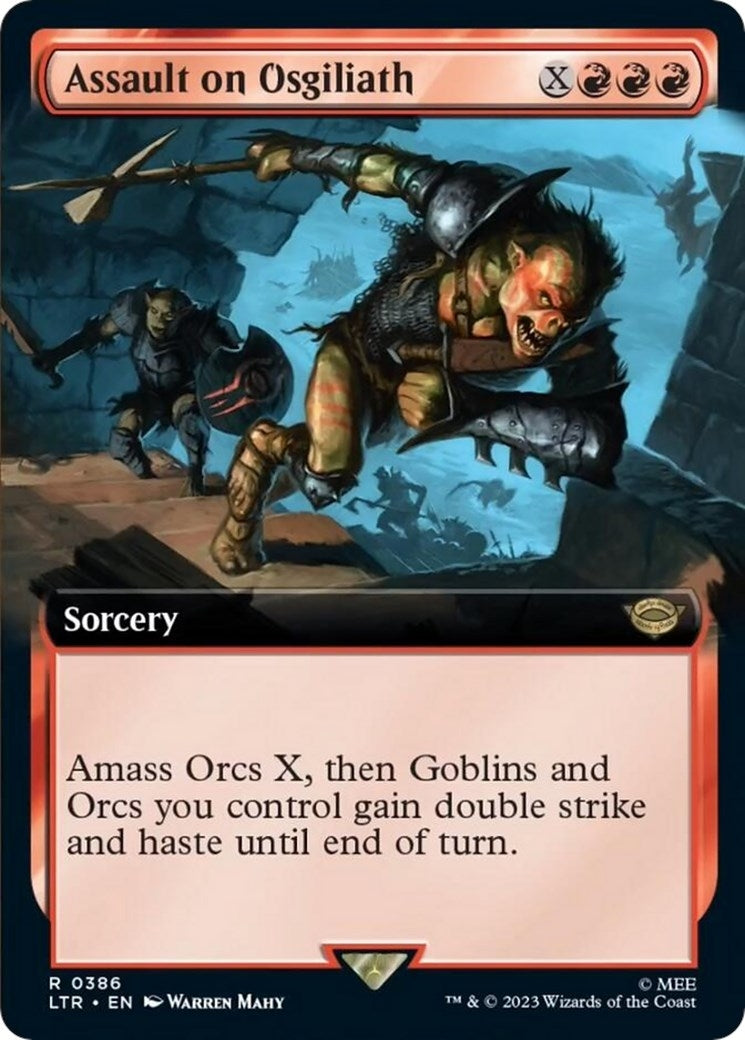 Image for Assault on Osgiliath (Extended Art) (386) - Magic: The Gathering