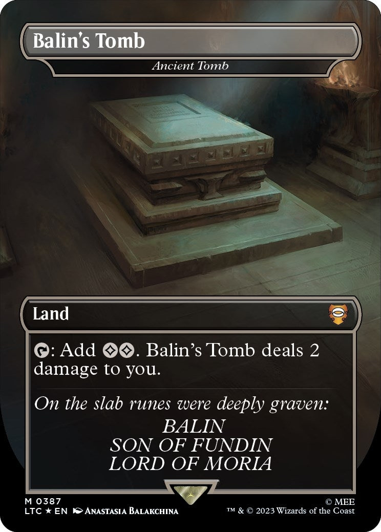 Image for Balin's Tomb - Ancient Tomb (Surge Foil) (387) - Magic: The Gathering