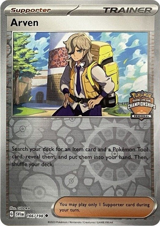 Image for Arven - 166/198 (Regional Championships) (166/198) - Pokemon