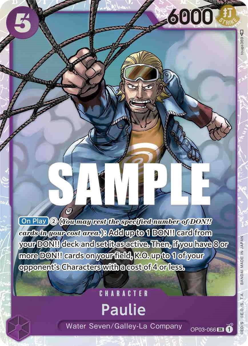 Image for Paulie (OP03-066) - One Piece Card Game