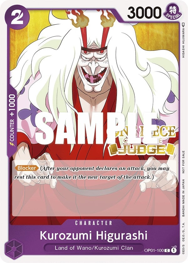Image for Kurozumi Higurashi (Judge) (OP01-100) - One Piece Card Game