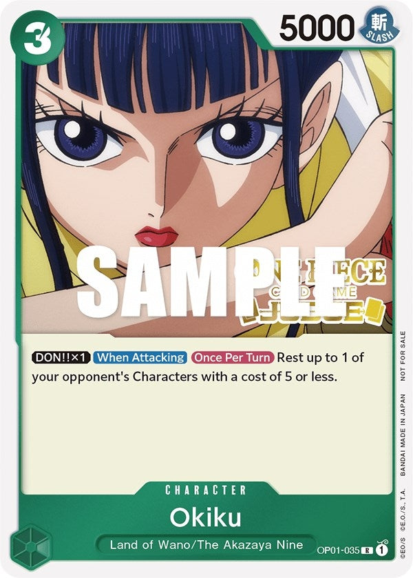 Image for Okiku (Judge) (OP01-035) - One Piece Card Game