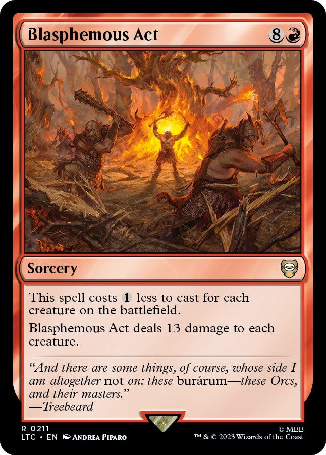 Image for Blasphemous Act (211) - Magic: The Gathering