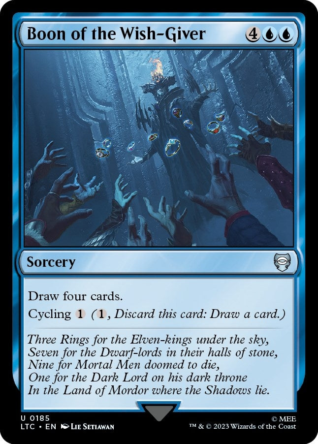 Image for Boon of the Wish-Giver (185) - Magic: The Gathering