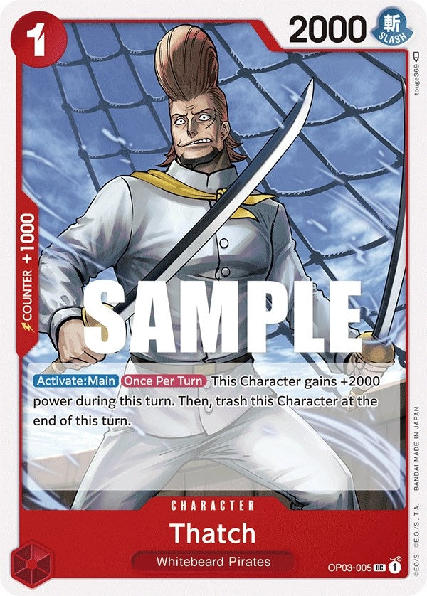 Image for Thatch (OP03-005) - One Piece Card Game