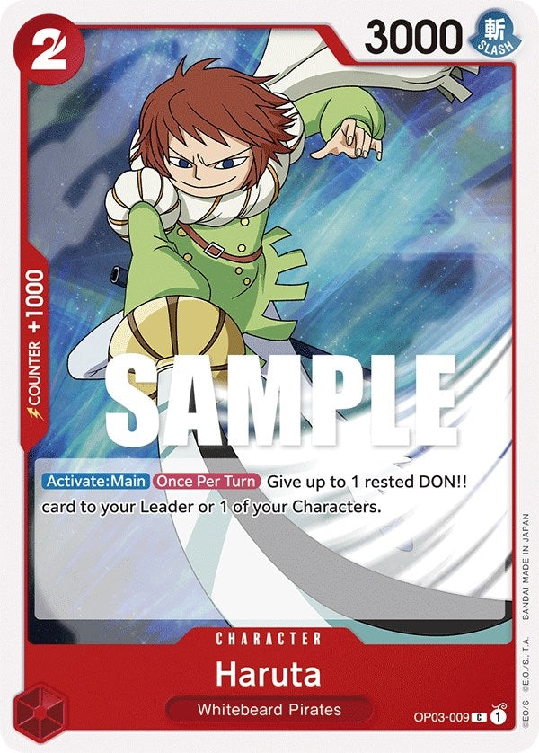 Image for Haruta (OP03-009) - One Piece Card Game